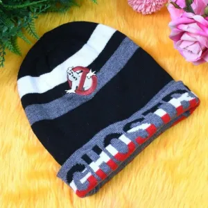 Winter Knitted Beanie Cap with Cartoon Design