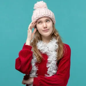 Women’s Knit Winter Beanie with Pom-Pom
