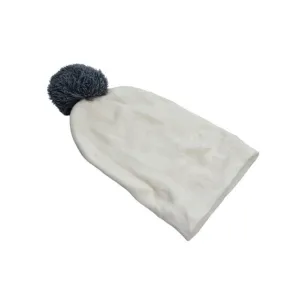 Classic Ribbed Knit Beanie with Pom-Pom