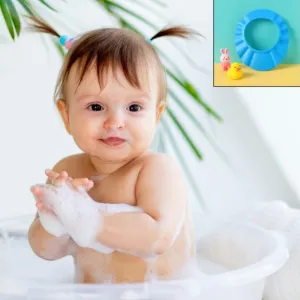 Adjustable Baby Shower Cap – Soft Bathing Hat for Infants