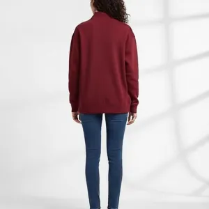 Quarter-Zip Pullover Sweatshirt for Woman Comfortable Hoodie for Women Zipper Sweatshirt Hooded Jacket for Woman Casual Wear Hoodie Full Zipper Hoodies for Girls