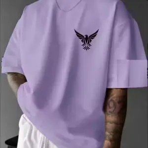 Men’s White Minimal Phoenix Graphic Prin...