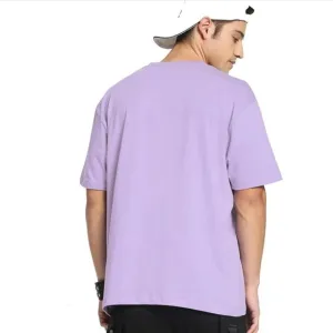 Men’s White Minimal Phoenix Graphic Printed Oversized T-Shirt – Cotton Casual Round Neck Streetwear Tee