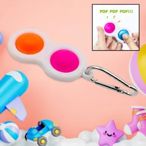 Simple Dimple Fidget Toy Mini Keychain
