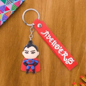 Cute Cartoon Silicone 3D Key Chain with...