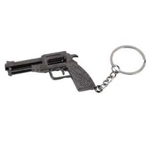 Gun Keychain Metal Weapon Key Rings Pendant for Men, Birthday Gifts (1 Pc / Mix Design)
