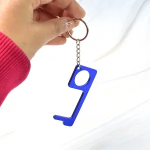 Metal Key Shape Keychain, Door Opener To...