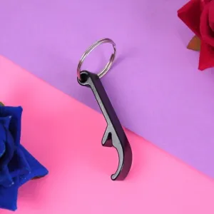 Metal Bottle Opener Keychain (1 Pc)