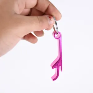 Metal Bottle Opener Keychain (1 Pc)