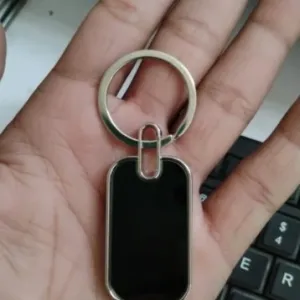 Keyring Metal Keychain Handbag Charm Round Oval Key Rings (1 Pc)