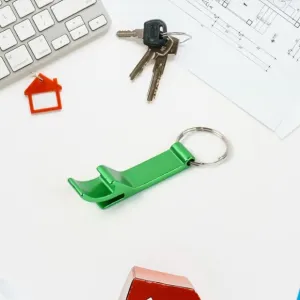 Metal Bottle Opener Keychain (1 Pc)