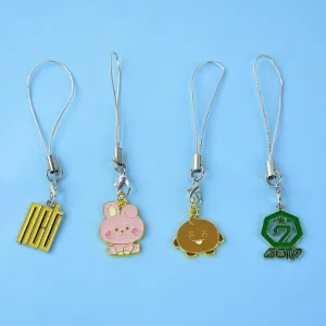 Cartoon Metal Mobile Straps and Keychain...