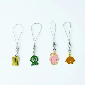 Cartoon Metal Mobile Straps and Keychains (1 Pc & mix Design)