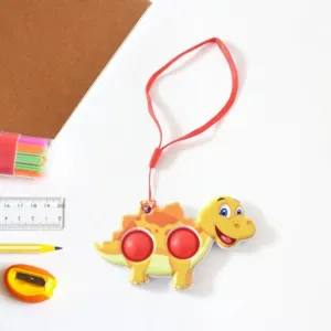 Silicone Push Pop Bubble Fidget Toy Keychain (1 Pc)