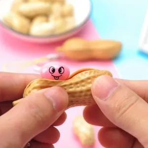 Peanut Popper Fidget Toy, Fun Peanut Pods Anxiety Stress Relief Toy (1Pc)