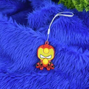 Creative Cartoon Style Mini Push Pop Bubble Keychain (1 Pc)