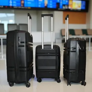 Mix Color Hard-Shell Luggage Trolley 4-Pc (set)