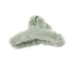 Large Plush Hair Claw Clips, Plastic Fluffy Hair Claw Hair