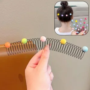 Cartoon Clip for Kids Girls Curly Hair T...