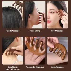 Scalp Relaxing Manual Head Massager Comb (1 Pc)