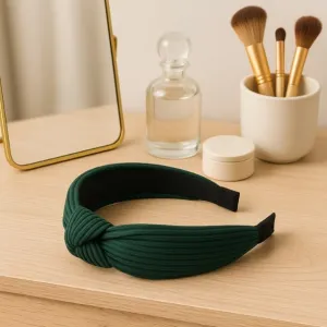Women’s Ribbed Texture Knot Design Hairband (1 Pc / Mix Design)