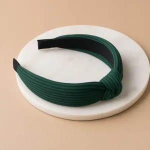 Women’s Ribbed Texture Knot Design Hairband (1 Pc / Mix Design)