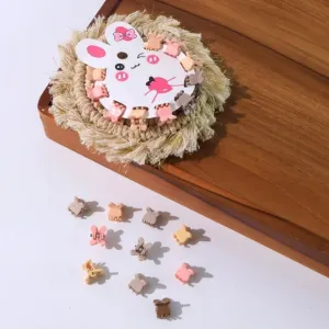 Plastic Hair Claw Clips Strong Clips (12 Pc / Mix Color), Hair accessories