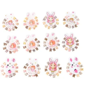 Plastic Hair Claw Clips Strong Clips (12 Pc / Mix Color), Hair accessories