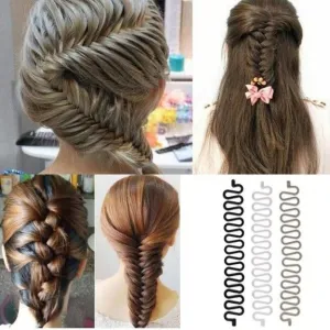 Fishbone Bun Maker widely used by women’s for making their hair looks like a fish tail and all and it used in many kinds of places like household, parlours etc., Hair accessories