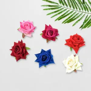 Colourful Flowing Flower Hair Pin (12 Pcs Set / Mix Color), Hair accessories