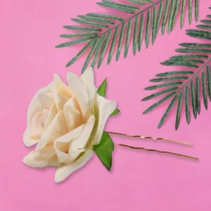 Colourful Flowing Flower Hair Pin (4 Pcs Set / Mix Color), Hair accessories