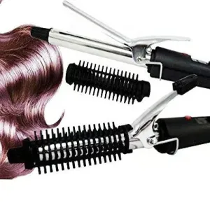 Hair Curling Iron Rod for Women (black),...