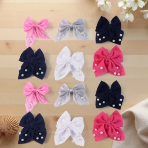 Hair Bow Knot Clip Suitable For Girls (1...