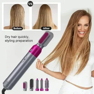 5 In 1 Hair Dryer Brush, Multifunctional Hot Air Styler Hair Tools