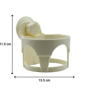 Hair Dryer Holder with Suction - Wall-Mount Bathroom Organizer for Women & Girls