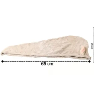 Cute Animal Ear Hooded Hair Drying Towel Wrap (1 Pc)