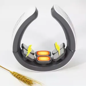 6 Heads Smart Electric Neck and Back Pulse Massager Wireless (1 Pc)