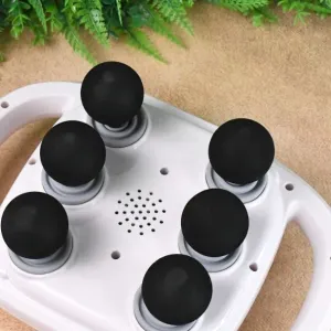 2 Heads Smart Electric Neck and Back Pulse Massager (1 Pc / Mix Design)