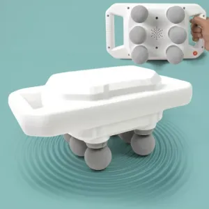 Handheld Full Body Massager 6-Head Massage Gun (1 Pc / Mix Color)