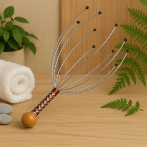 Hand Held Scalp Head Massager Stress Rel...
