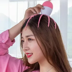 Electric Octopus Claw Scalp Massager Stress Relief Therapeutic Head Scratcher (Not included battery / Mix Color)