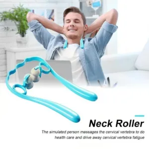 Premium Dual Roller Neck and Shoulder Massager (1 Pc)