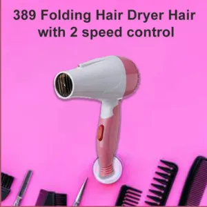 Folding Hair Dryer Hair with 2 speed control