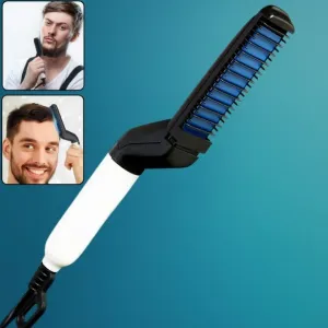 Men's Beard and Hair Curling Straightener (Modelling Comb), Hair accessories