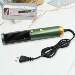 Hair Straightener Comb, Anti Scald Hot Comb Negative Ion Hair Straightener Brush Straightener 3 Gear Constant Temperature for Quick and Professional Hair Salon at Home (1200w), Hair accessories