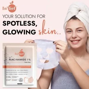 In’lief Niacinamide 1% Hydrating & Calming Facial Sheet Mask (1 Pc)