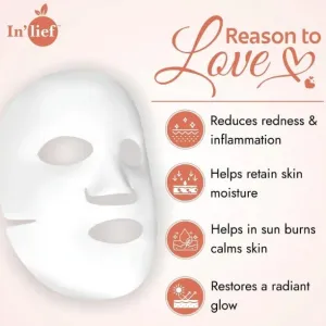 In’lief Niacinamide 1% Hydrating & Calming Facial Sheet Mask (1 Pc)