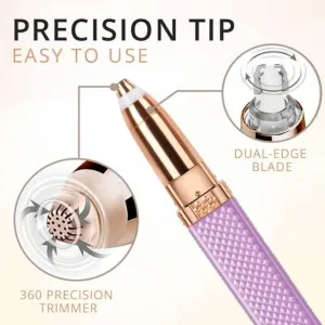 2-in-1 Eyebrow Razor & Painless Hair Sha...