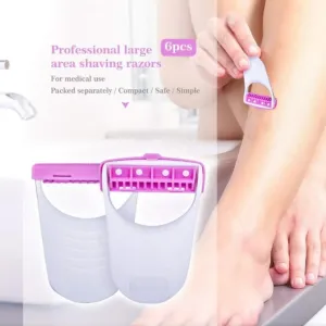 Disposable Body Skin Hair Removal Razor for Women Pack of 6