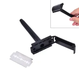 Shaving Razor for Men Blade Razor with Plastic Grip Handle (With Card Packing)